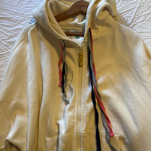 Anthropologie 1x Cotton Zip Up Hoodie - Picture 3 of 5